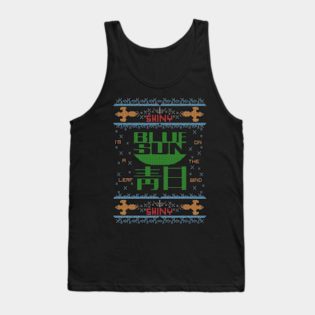 Firefly Blue sun ugly christmas variant Tank Top by outlawalien